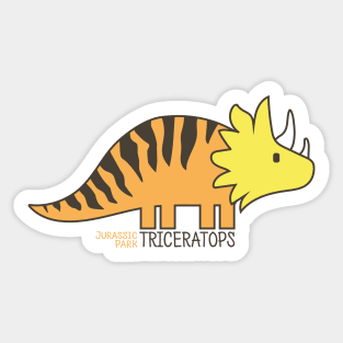 Dinosaur Triceratops Sticker